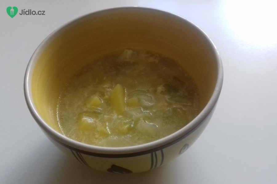 Pórková polévka s bramborami