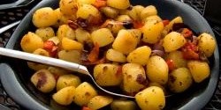 Dušené brambory s paprikou